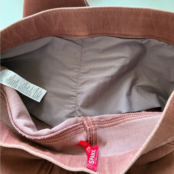 SPANX Jean-ish Legging Jeans Tummy Control Small Brick Crop Pant Fall Equestrian - Picture 7 of 7